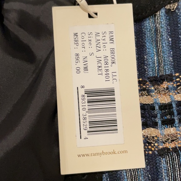 Ramy Brook Alanza jacket nwt - Picture 8 of 8
